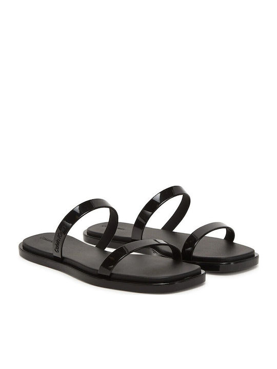 CALVIN KLEIN-DOUBLE BAR SLIDE-JELLY