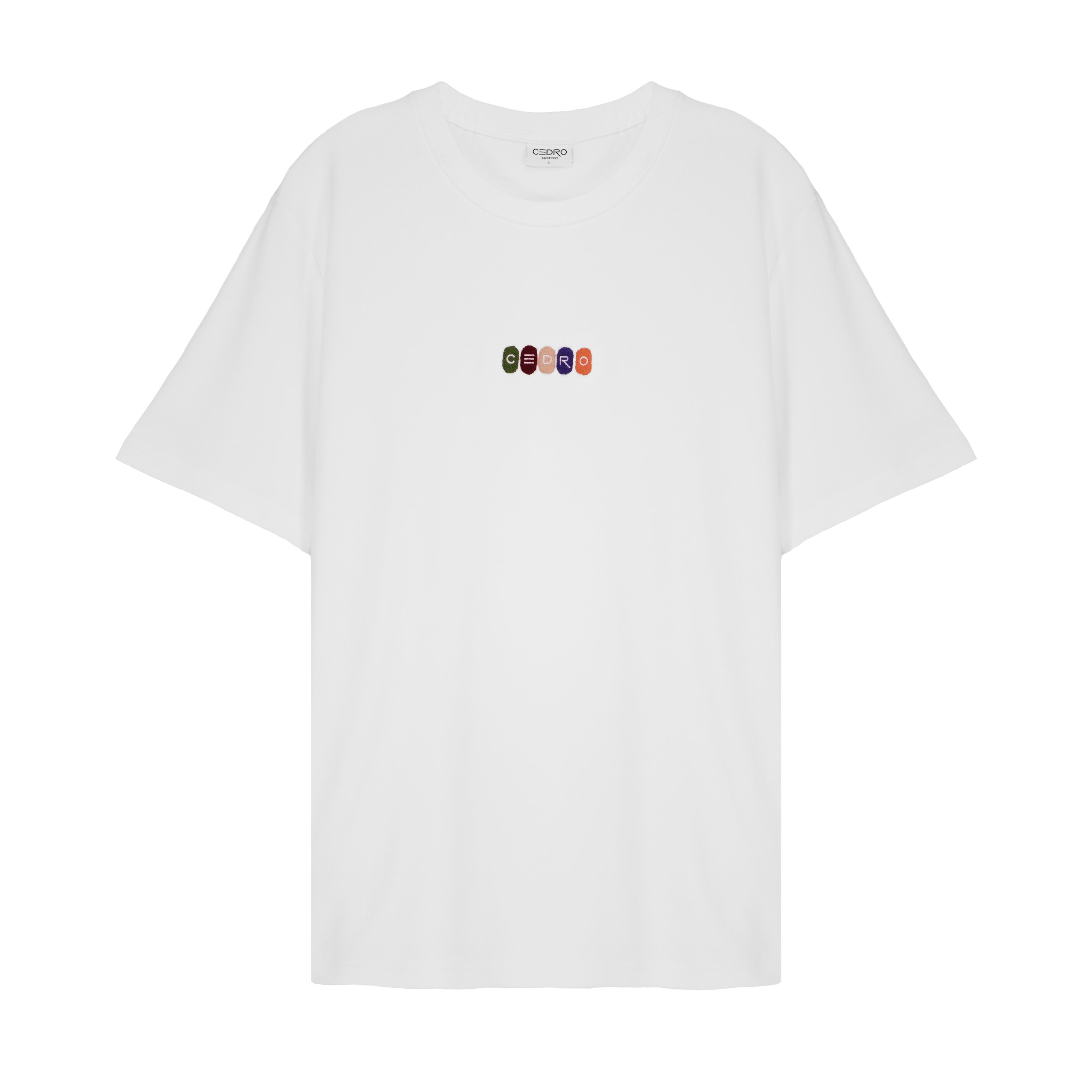 CEDRO-Men'S Casual Regular Fit Ultra Soft Light Weight Durable Small Graphic Crew Neck T-Shirt