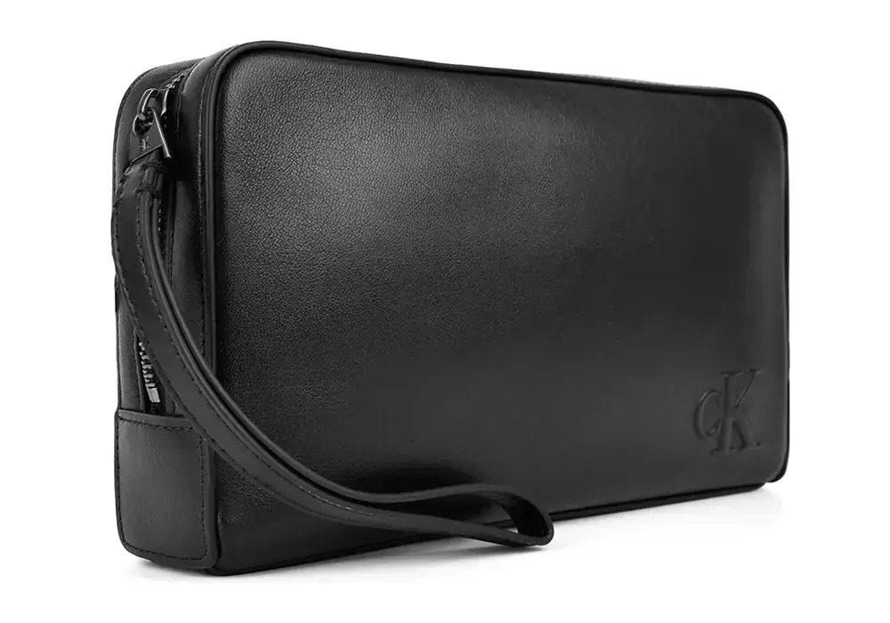 BOLD CK POUCH WITH HANDLE
