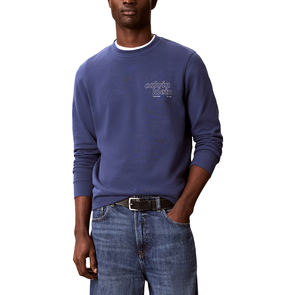 CLASSIC TERRY SEASONAL CALVIN CREWNECK SWEATSHIRT