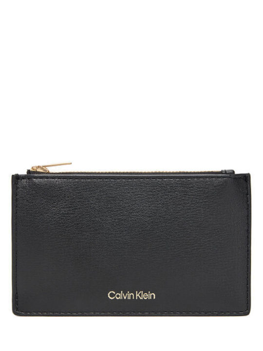 FOIL LOGO TOP ZIP CARD CASE