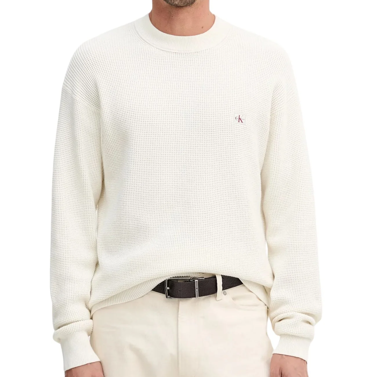 LS EZ COTTON WAFFLE CRWNK SWTR 9