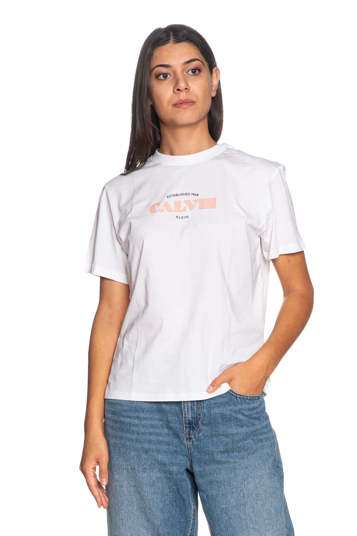 CLASSIC RESORT CALVIN LOGO T-SHIRT