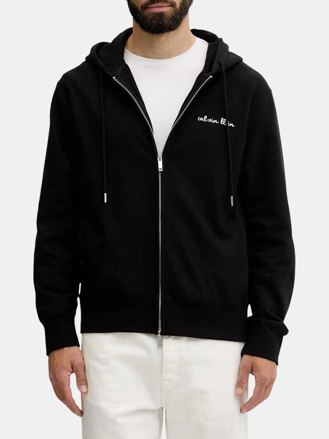 PREMIUM TERRY SCRIPT FULL-ZIP HOODIE