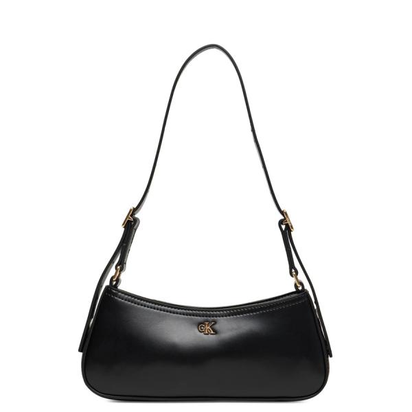 CK SMALL SHOULDER BAG (MONOGRAM DETAIL)