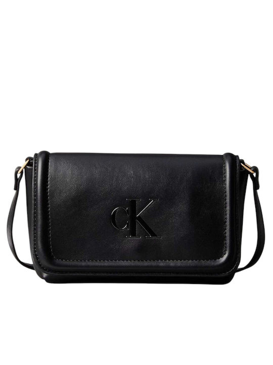 LOGO PRINT FLAT SHOULDER BAG
