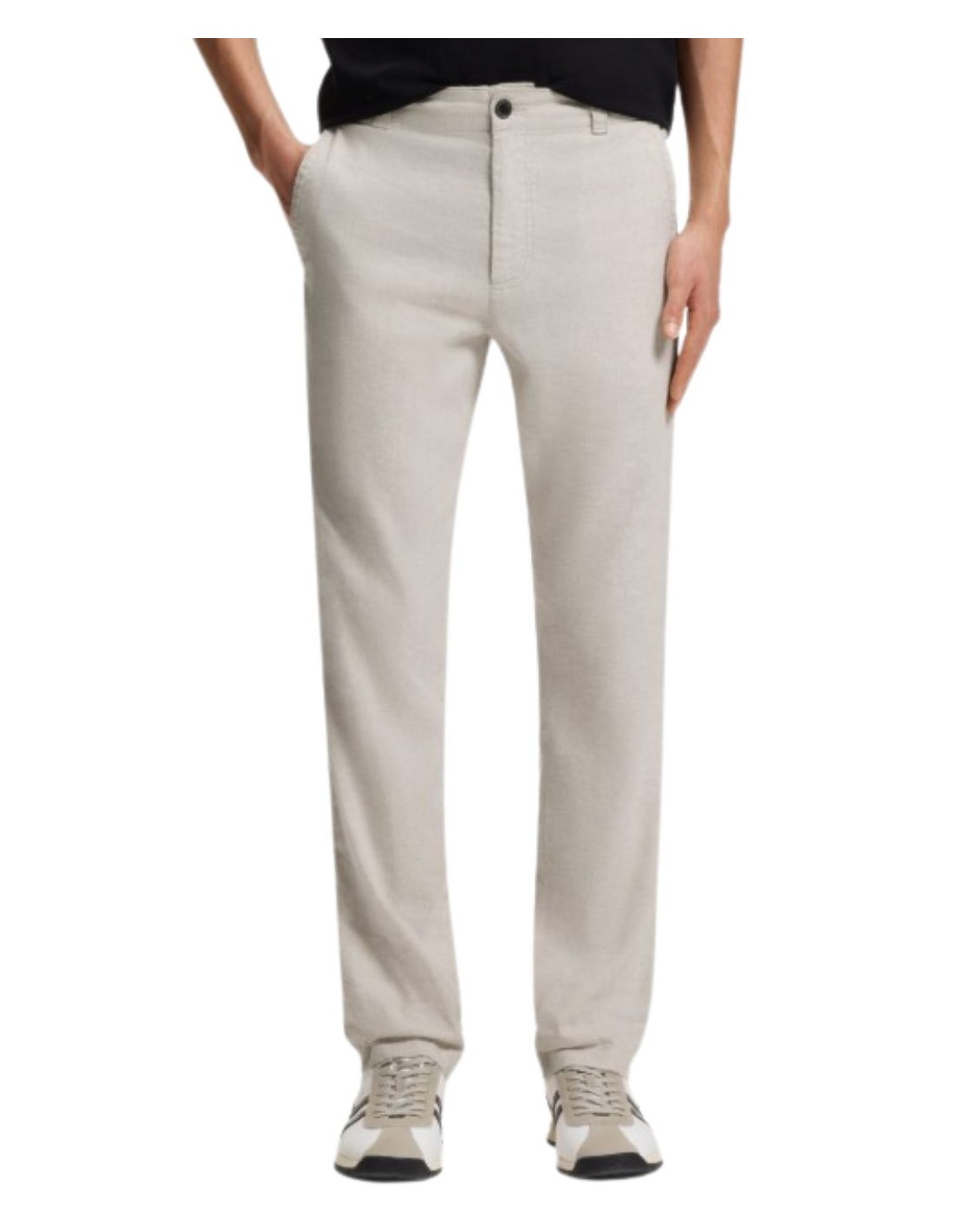 BOSS SLIM-FIT CHINO TROUSERS IN STRETCH FABRIC