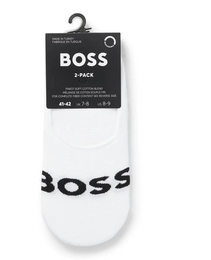 TWO-PACK OF COTTON-BLEND SNEAKER SOCKS