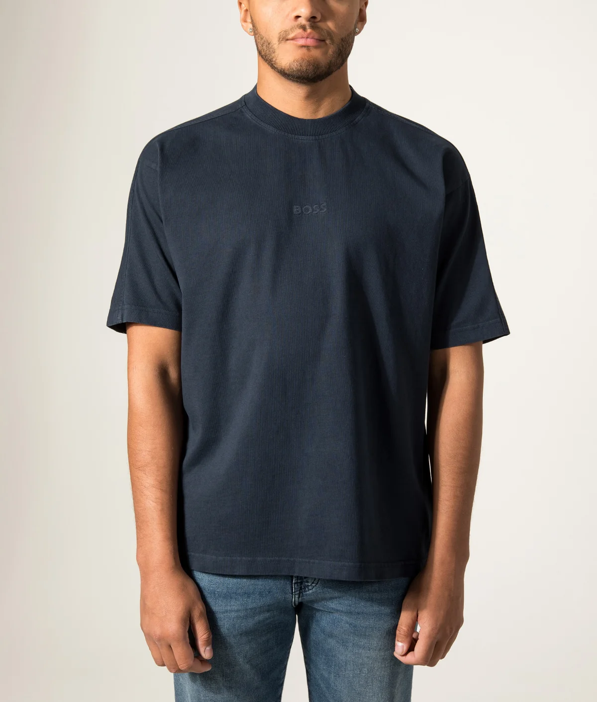 RELAXED-FIT COTTON T-SHIRT WITH EMBROIDERED LOGO