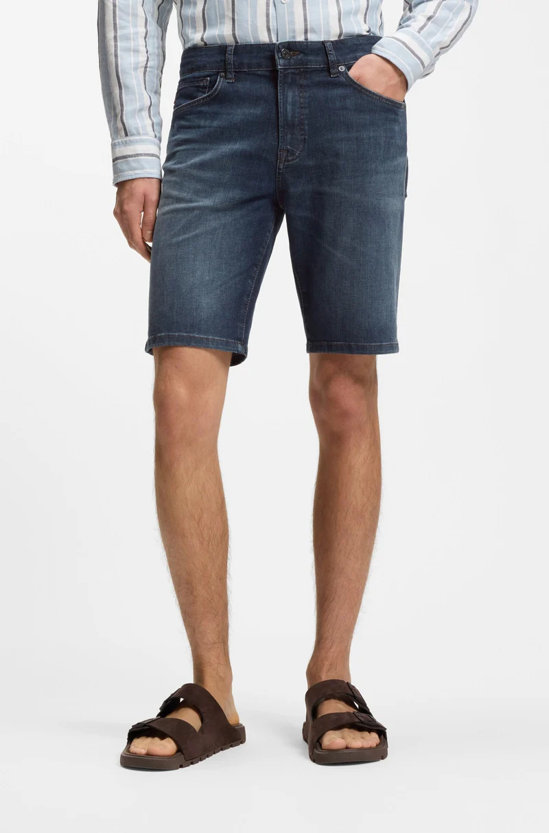 BOSS SUSTAINABLE-FABRIC SHORTS