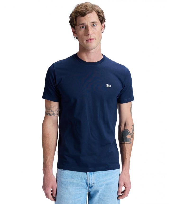 SS PATCH LOGO TEE NAVY