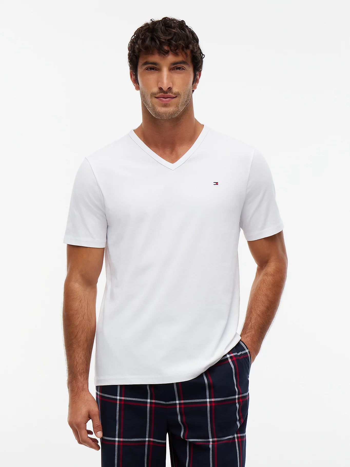 3-PACK COTTON V-NECK TEE