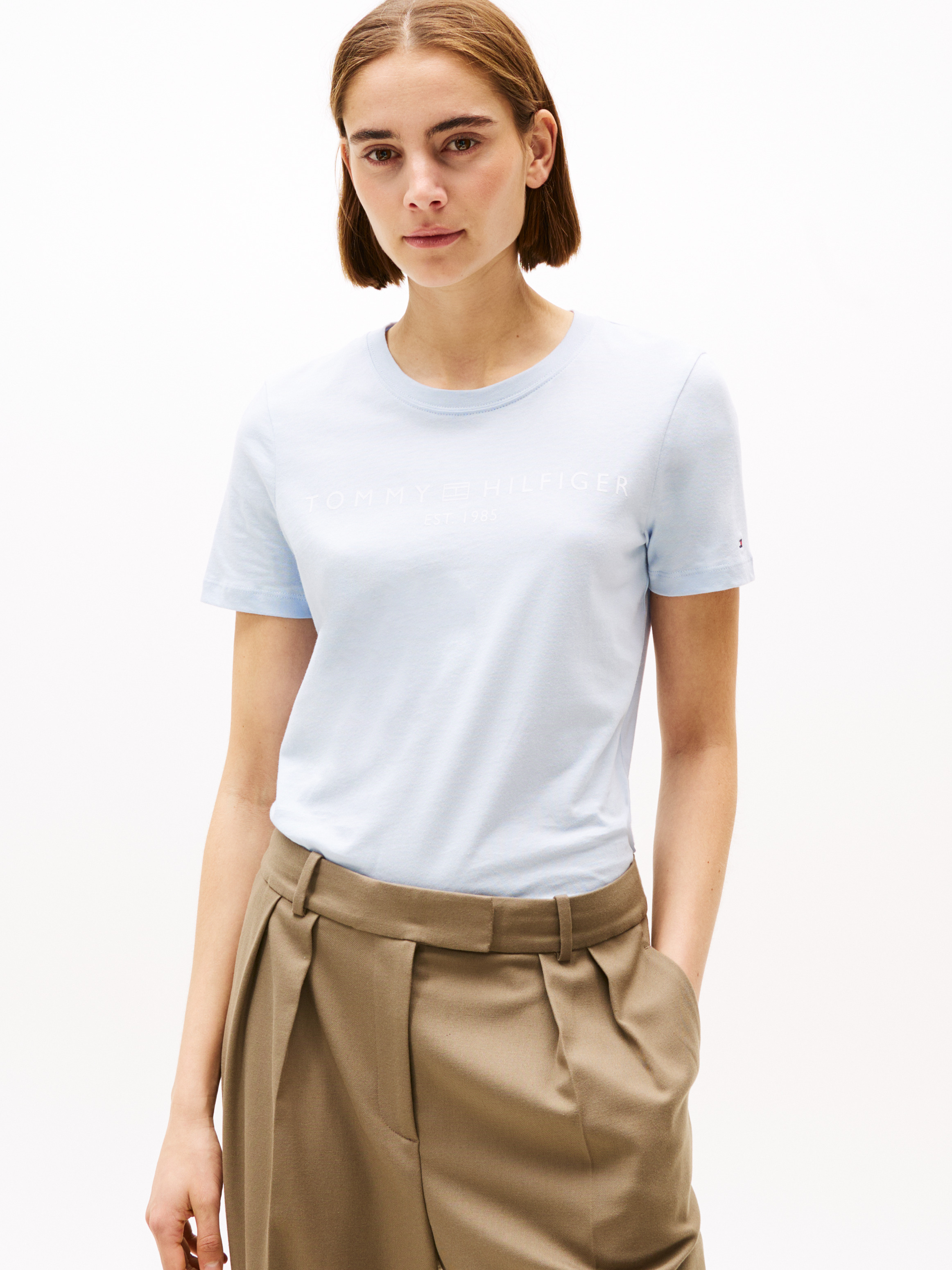 REGULAR CORPORATE LOGO CREW NECK TEE