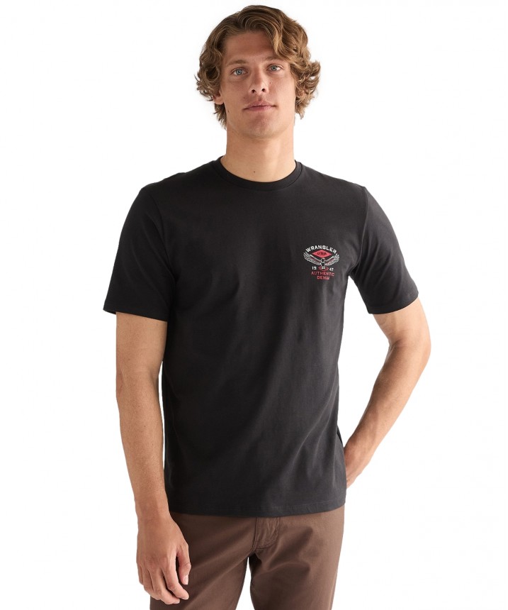 SMALL AMERICANA TEE BLACK