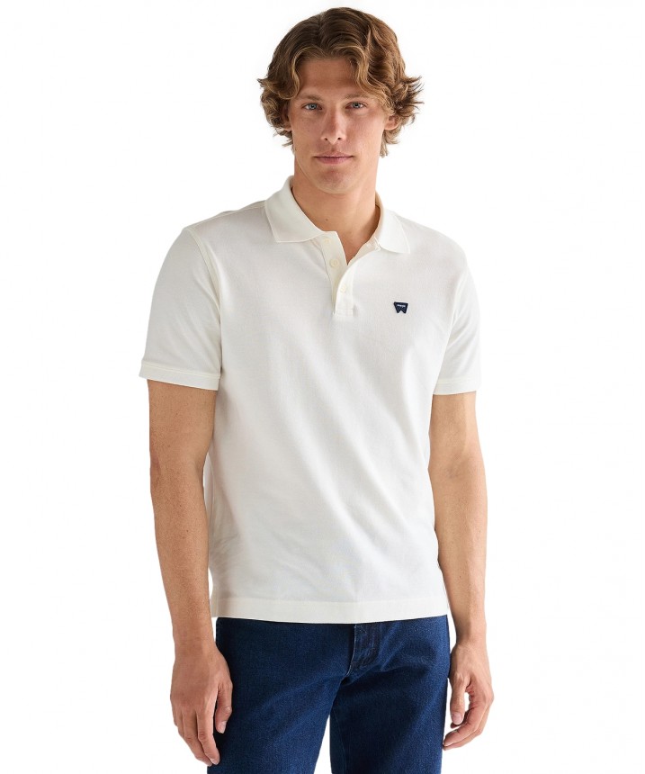 POLO SHIRT WORN WHITE