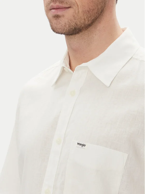SS 1 PKT SHIRT WHITE