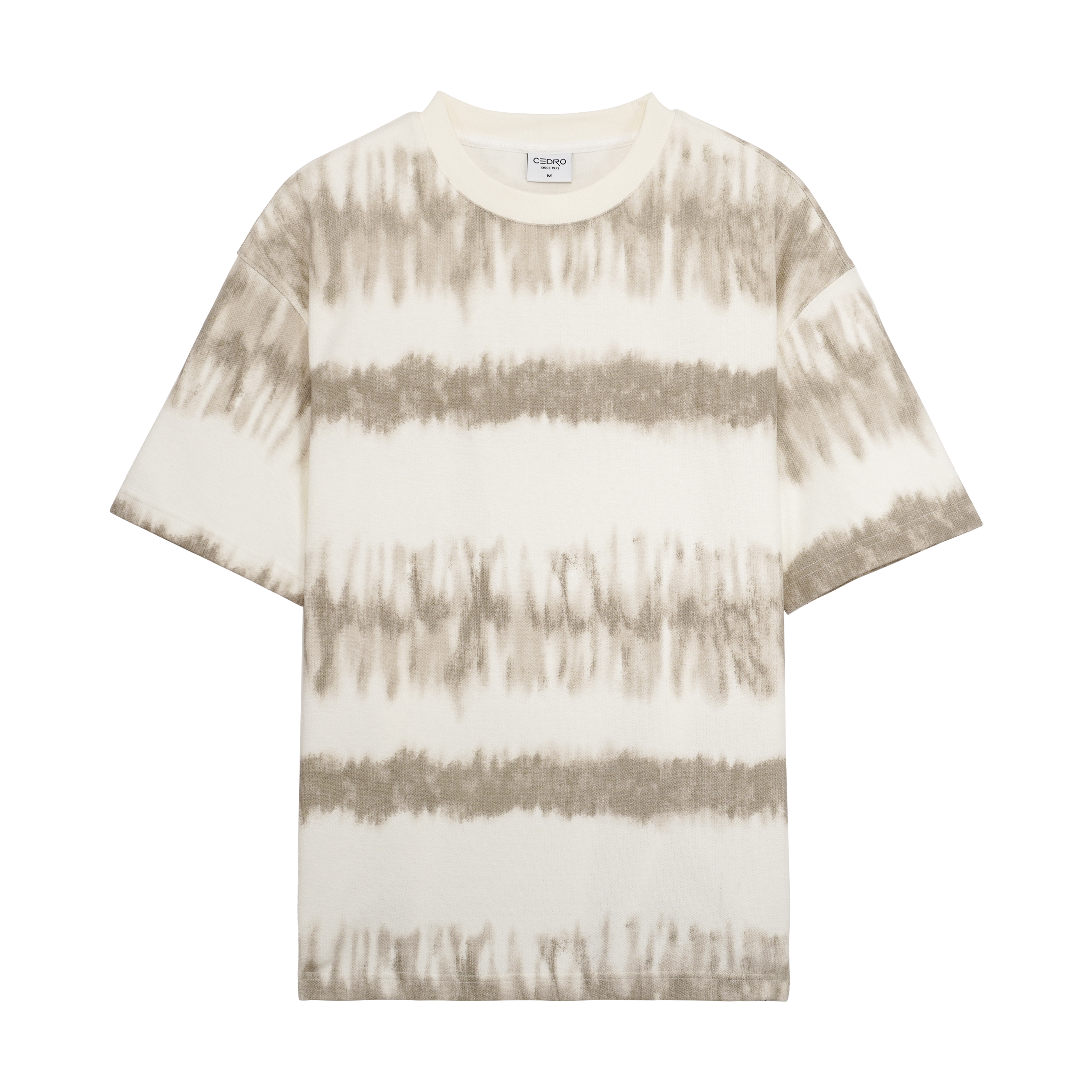 CEDRO-BLEEDING INDIGO HORIZON TEE