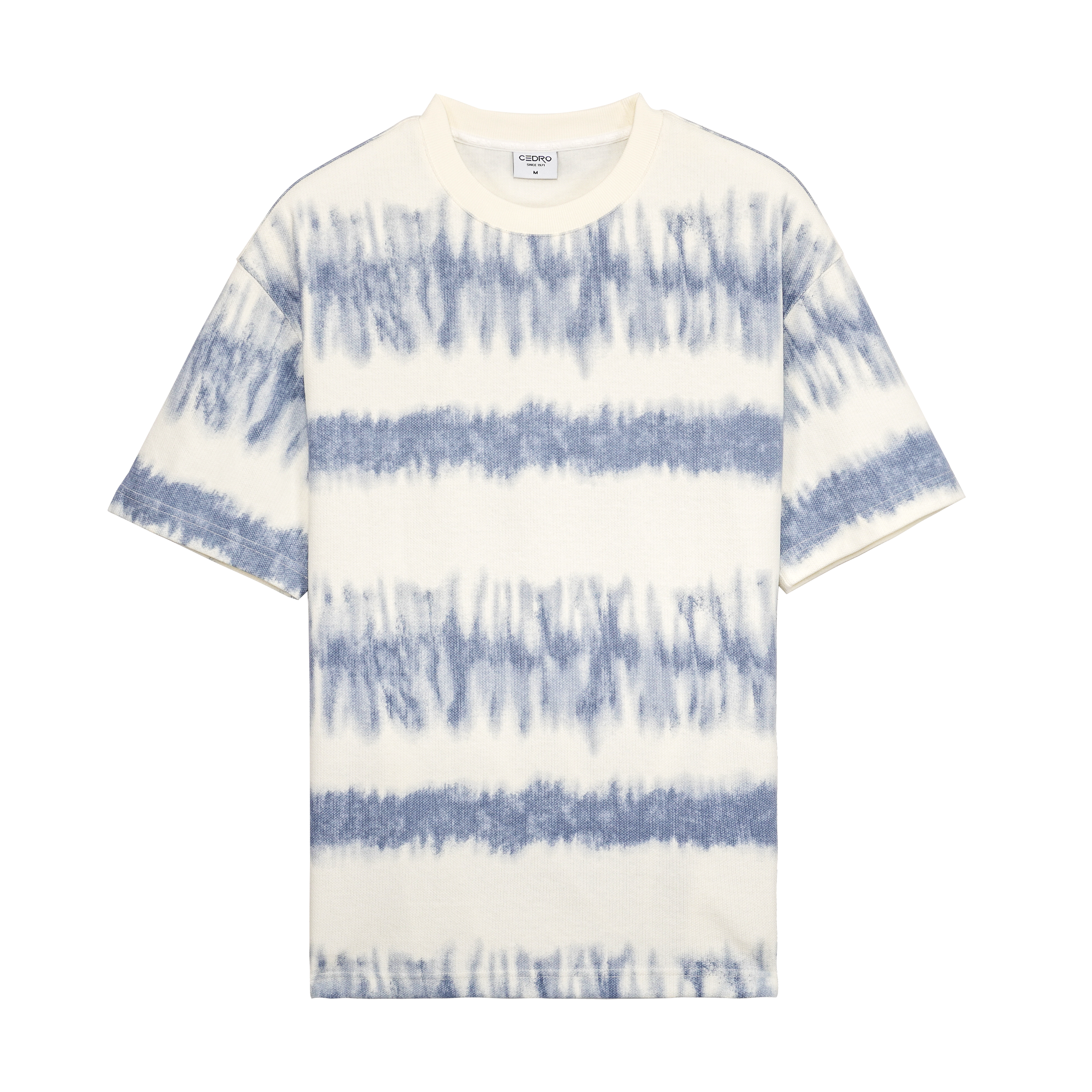 CEDRO-BLEEDING INDIGO HORIZON TEE