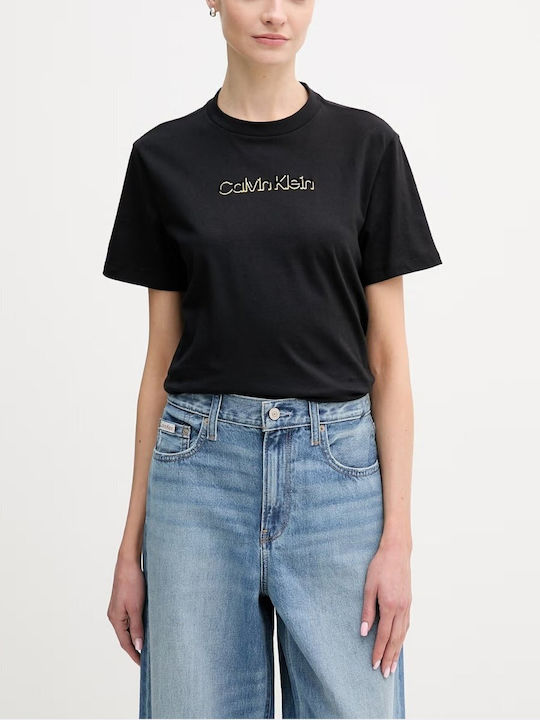 CALVIN KLEIN FOIL LOGO TEE