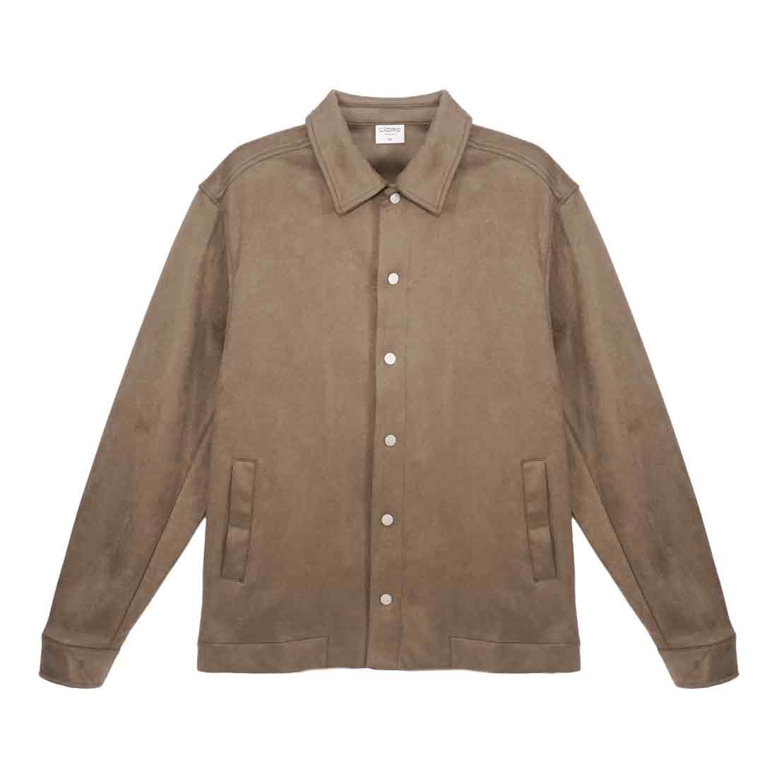 CEDRO-Suede Shirt Jacket
