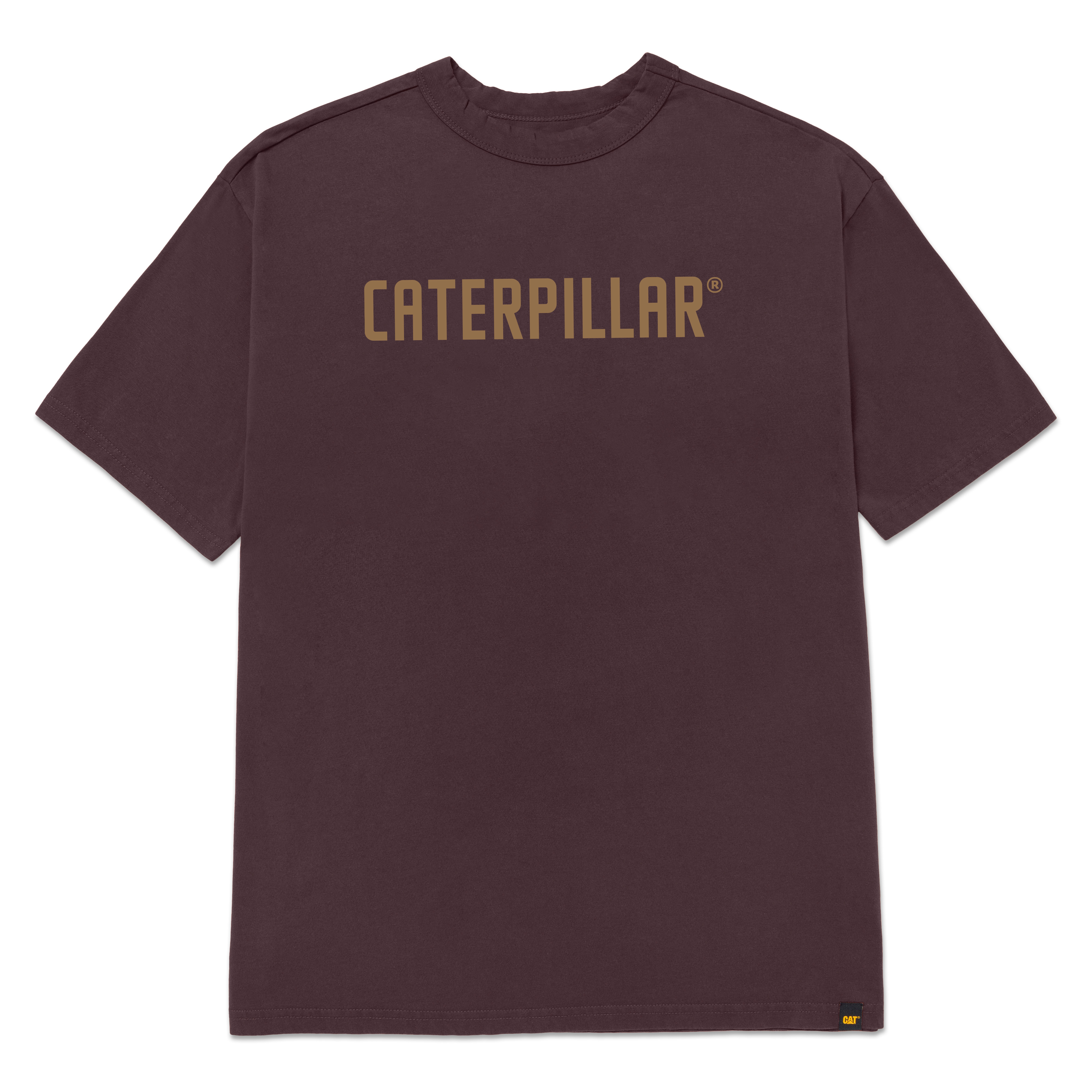 CAT-Caterpillar Puff Print Tee For Men