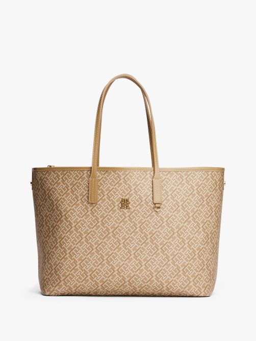 Tommy Hilfiger--Th Monoplay Leather Tote