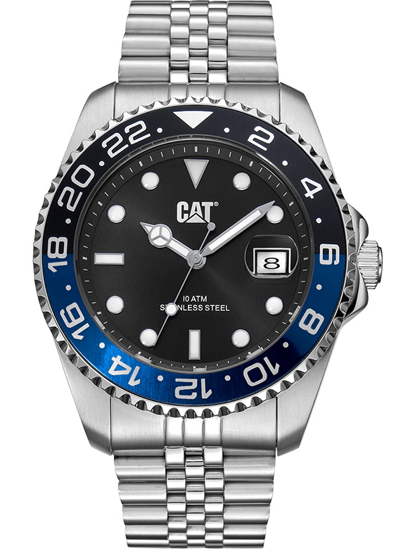 Cat R‑Type Black Blue Men’S Stainless Steel Watch