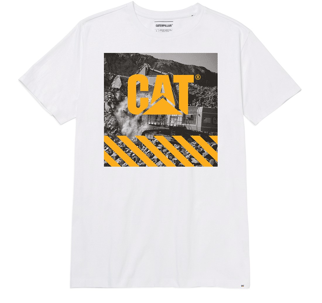 Cat-Workwear Heritage Graphic T-Shirt For Men