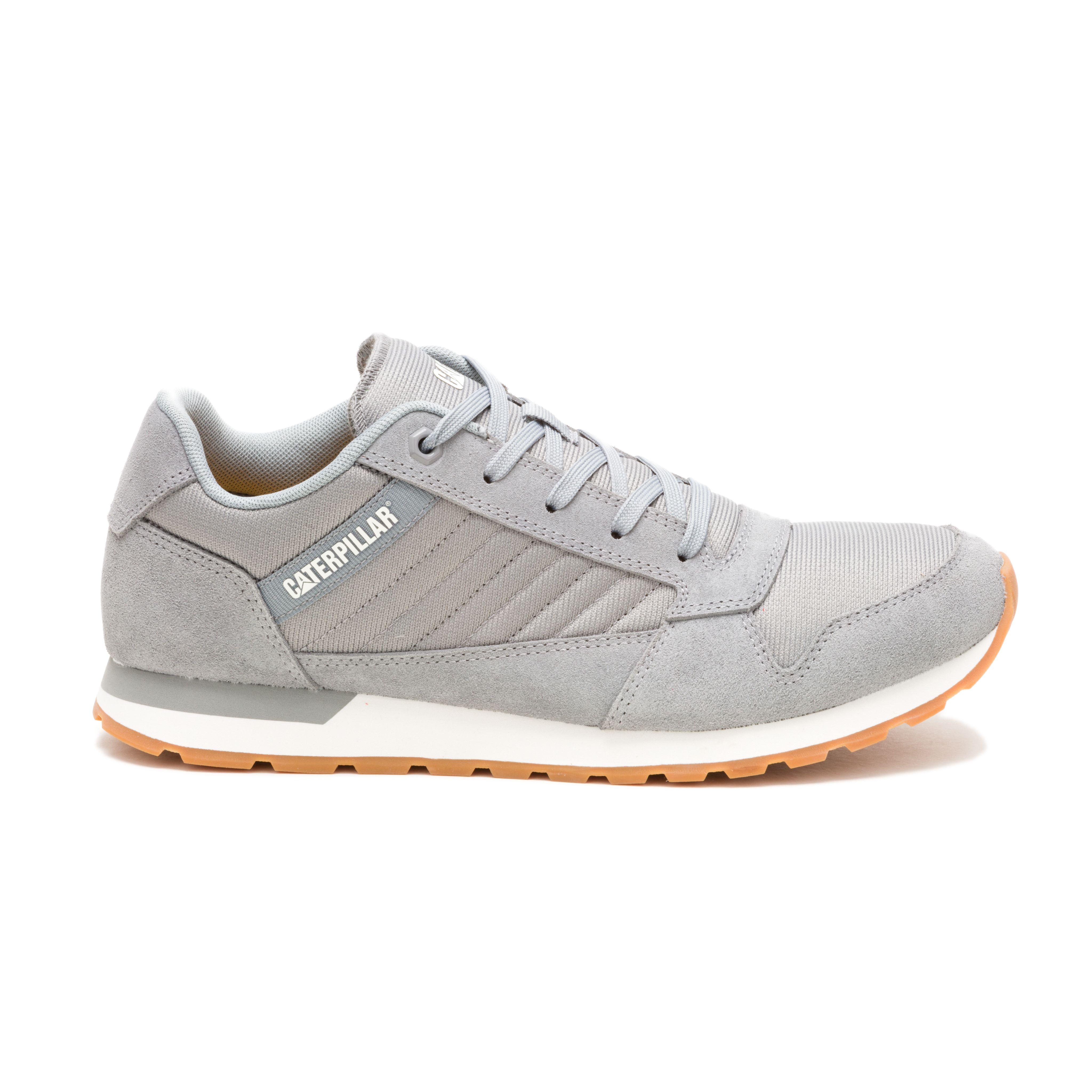 CAT Ventura Wild Dove Men’s Sneakers – Mesh & Cow Suede, Lightweight EVA Comfort