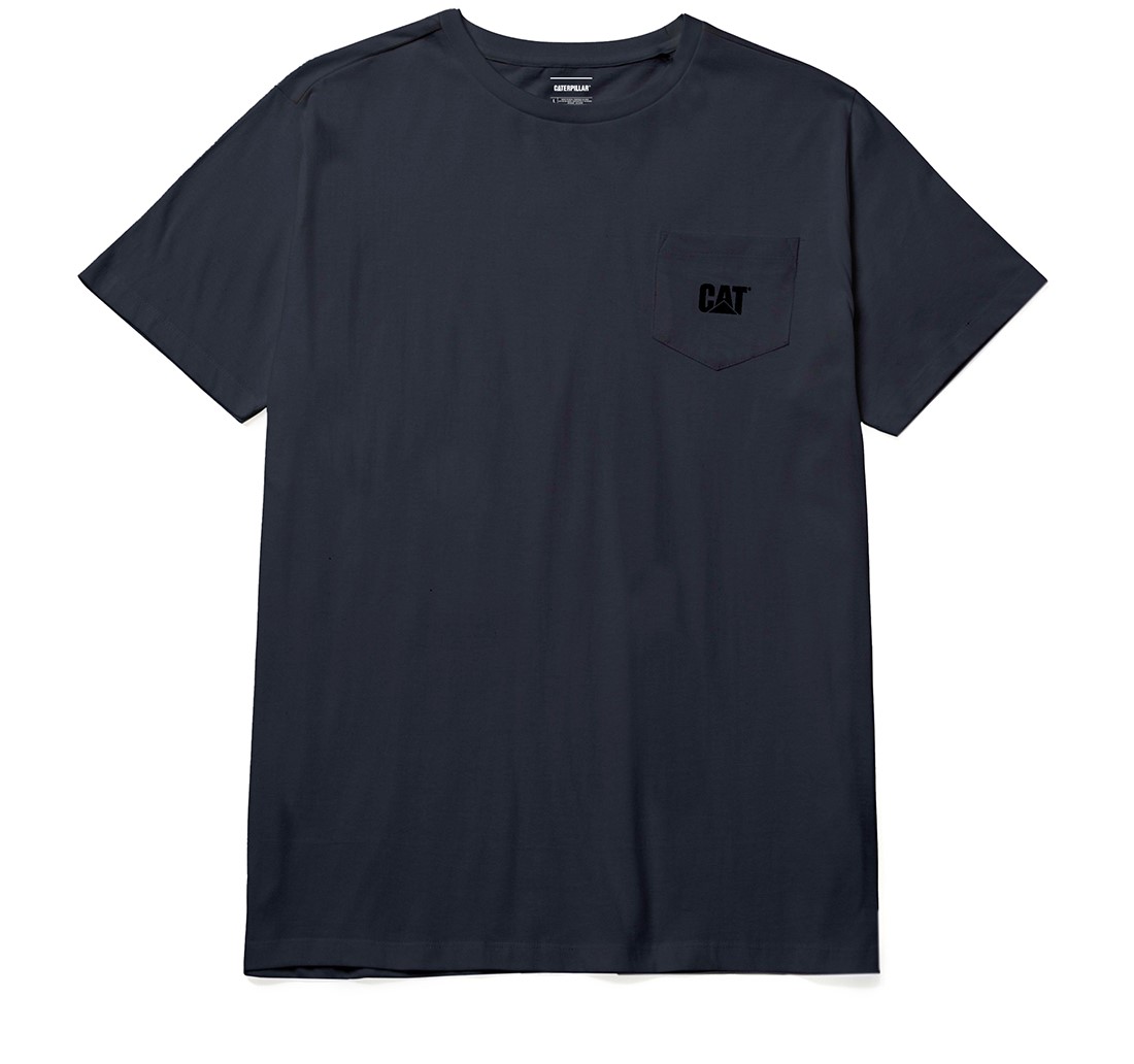 Cat-Foundation Pocket T-Shirt Wit For Men