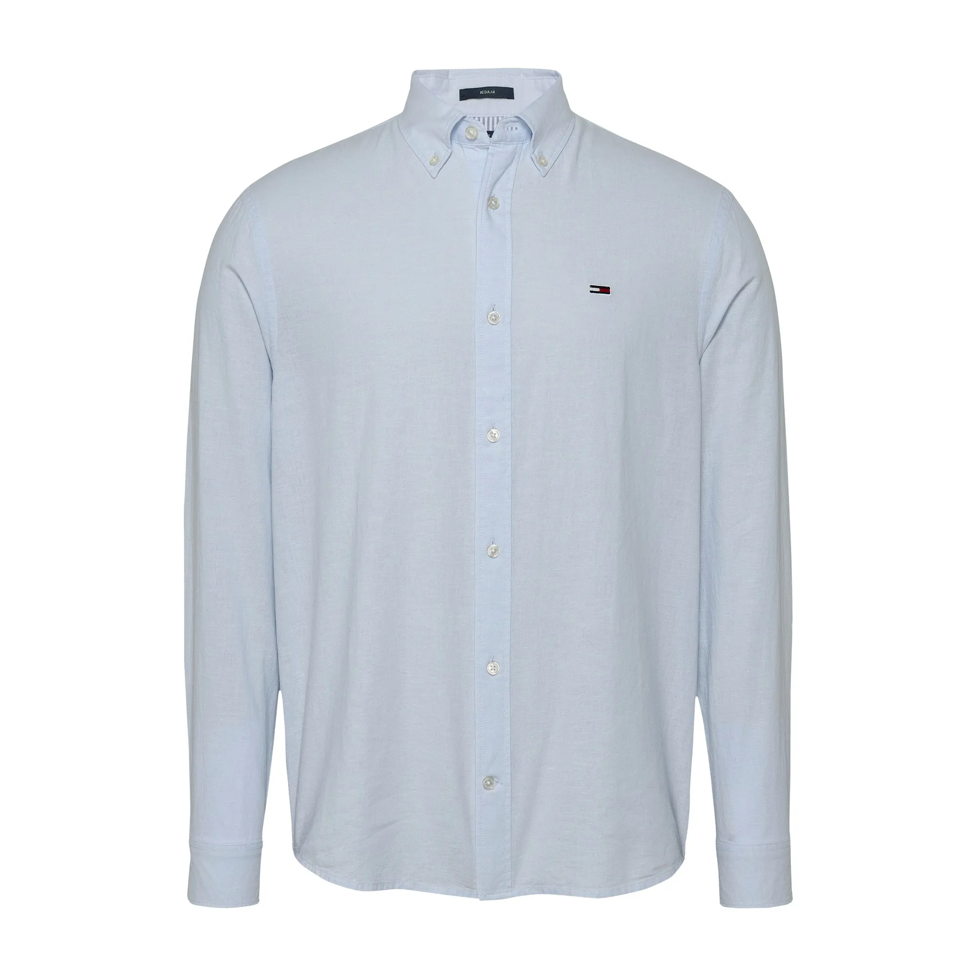 TOMMY JEANS - REG LINEN BLEND LS SHIRT EXT