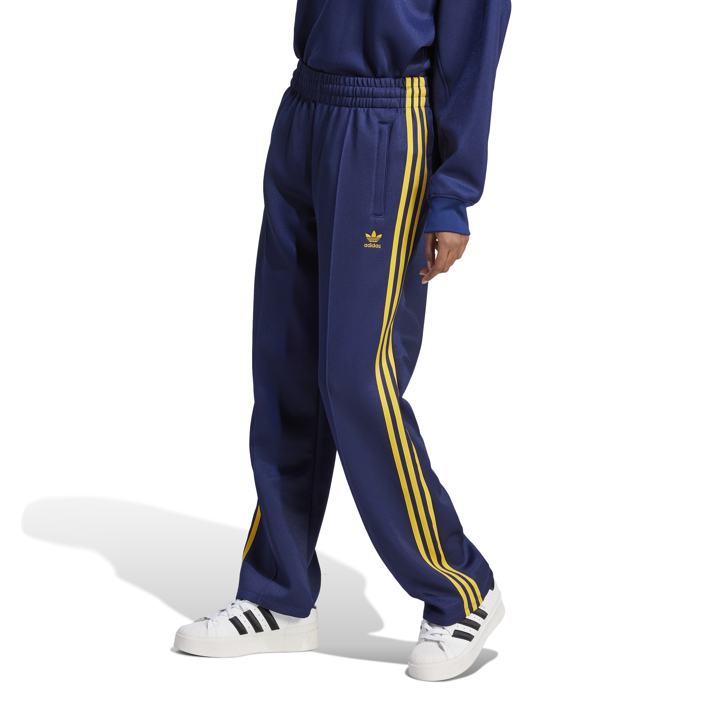 Adidas oversized pants blue for women