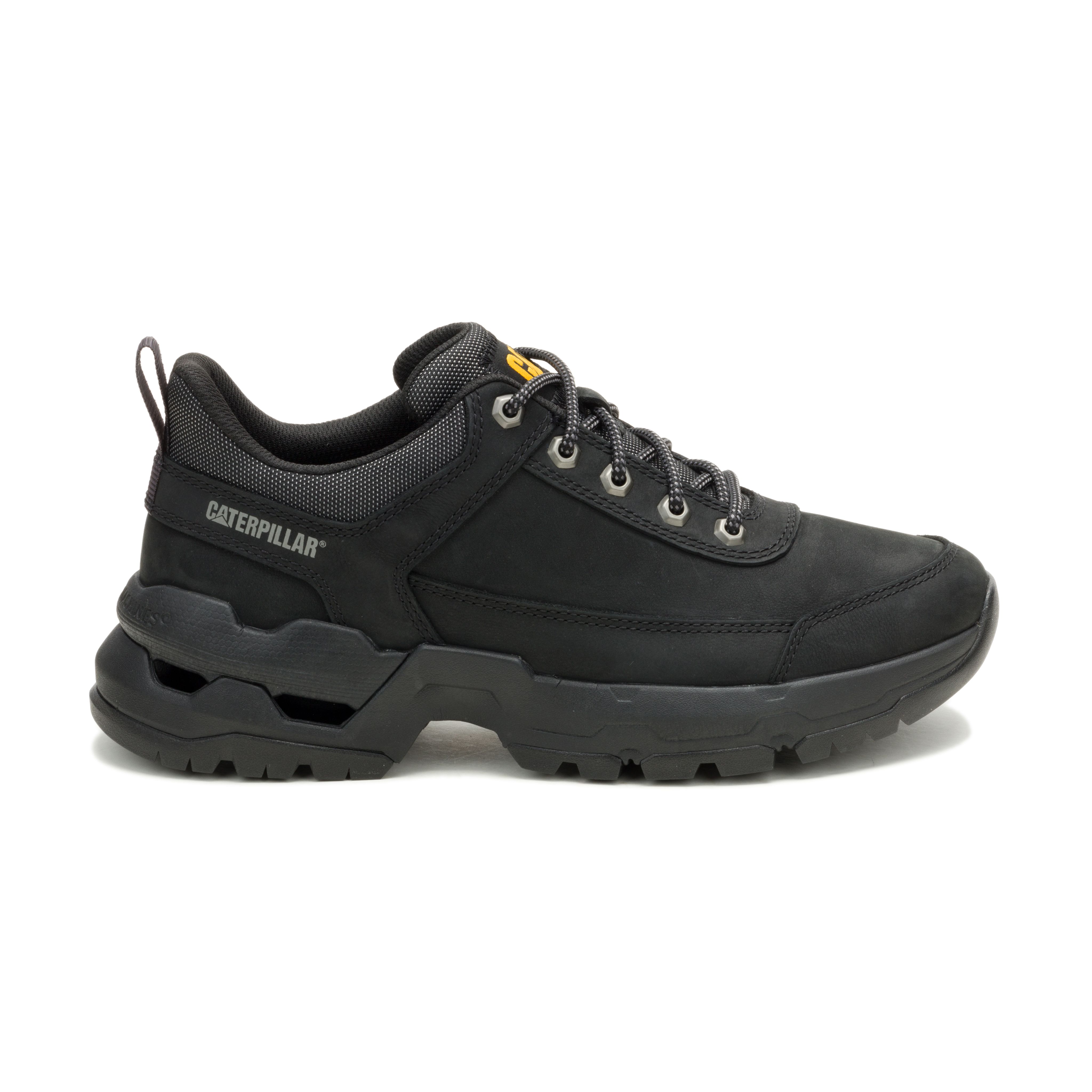 CAT SURGE HIKER LO Black Men’s Boots – Waxy Nubuck Leather/Nylon Mesh, EVA Comfort