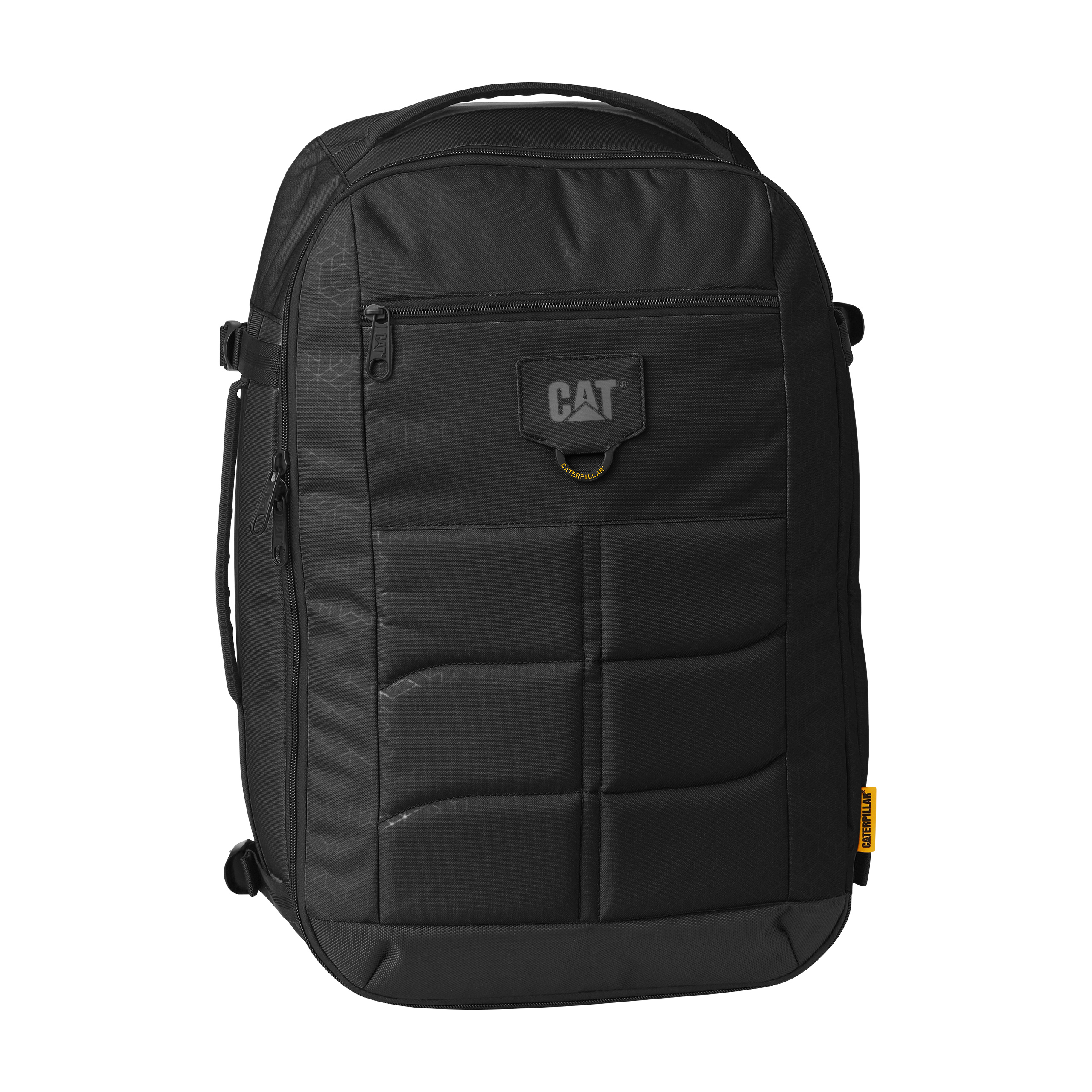 Cat- Cabin backpack Black Heat Embossed