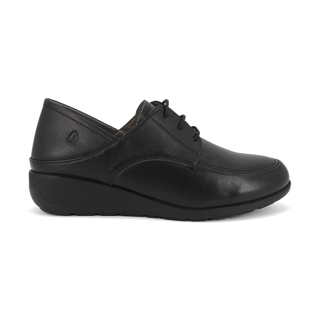 Hush Puppies-Low wedge lace-up shoes For Women