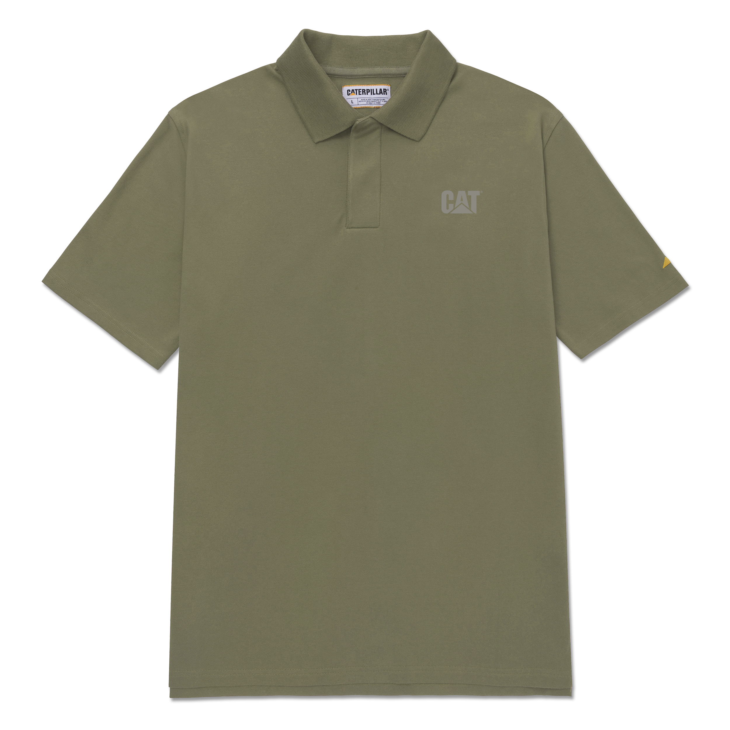 Caterpillar Men'S Polo T-Shirt Short Sleeve Olive