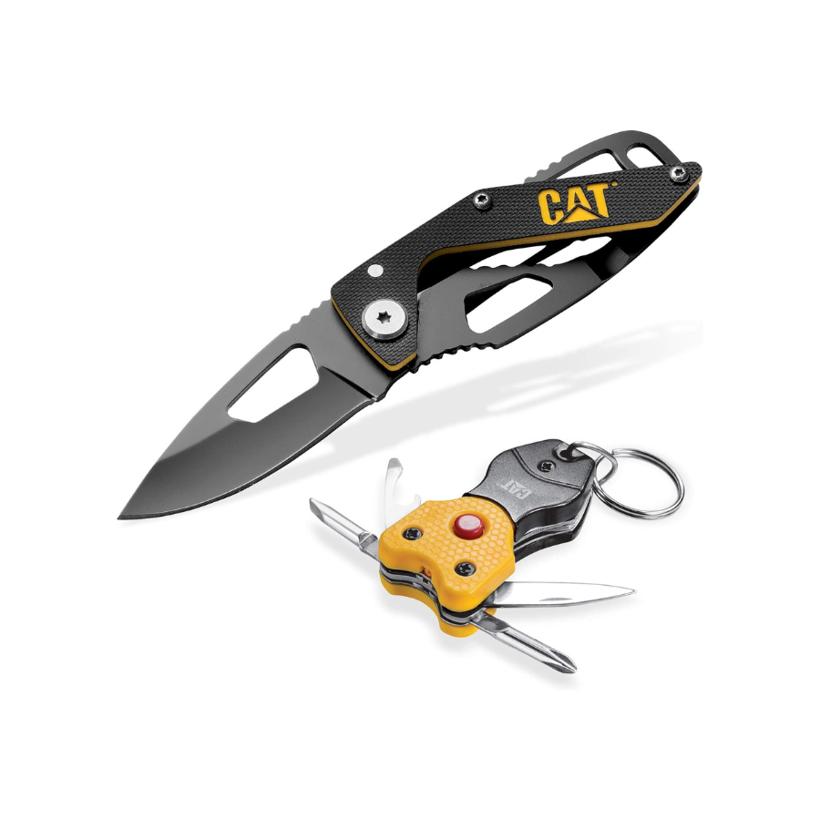 Cat-2Pc Mft & Folding Knife Set