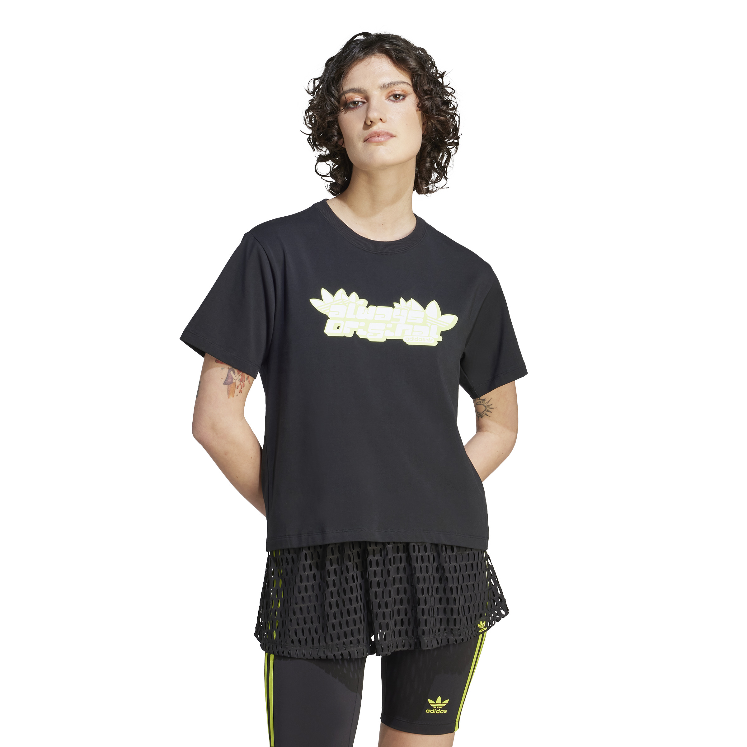 Adidas regular T-shirt black for women