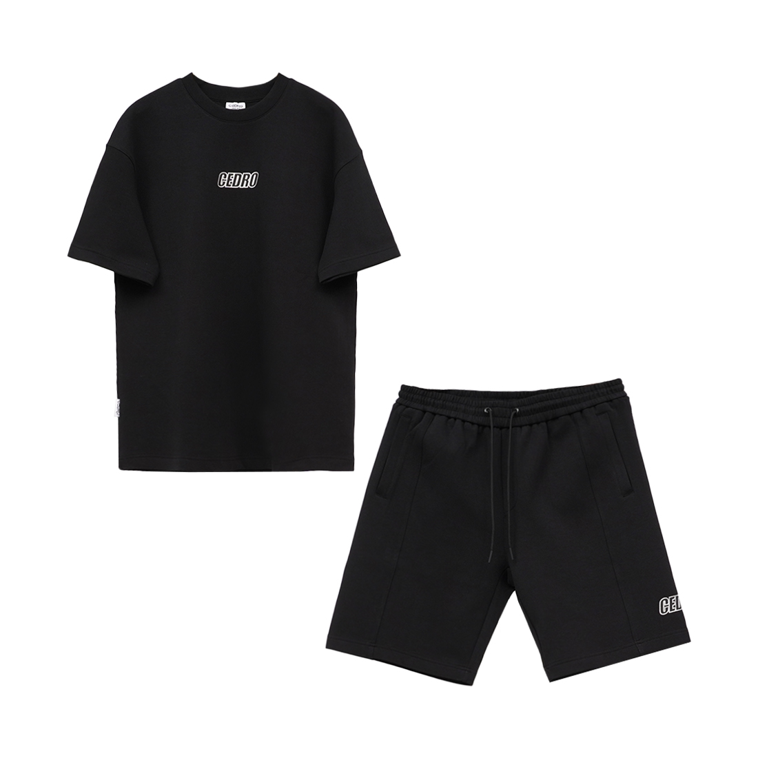 Cedro- Oversize Logo Tee & Shorts For Men