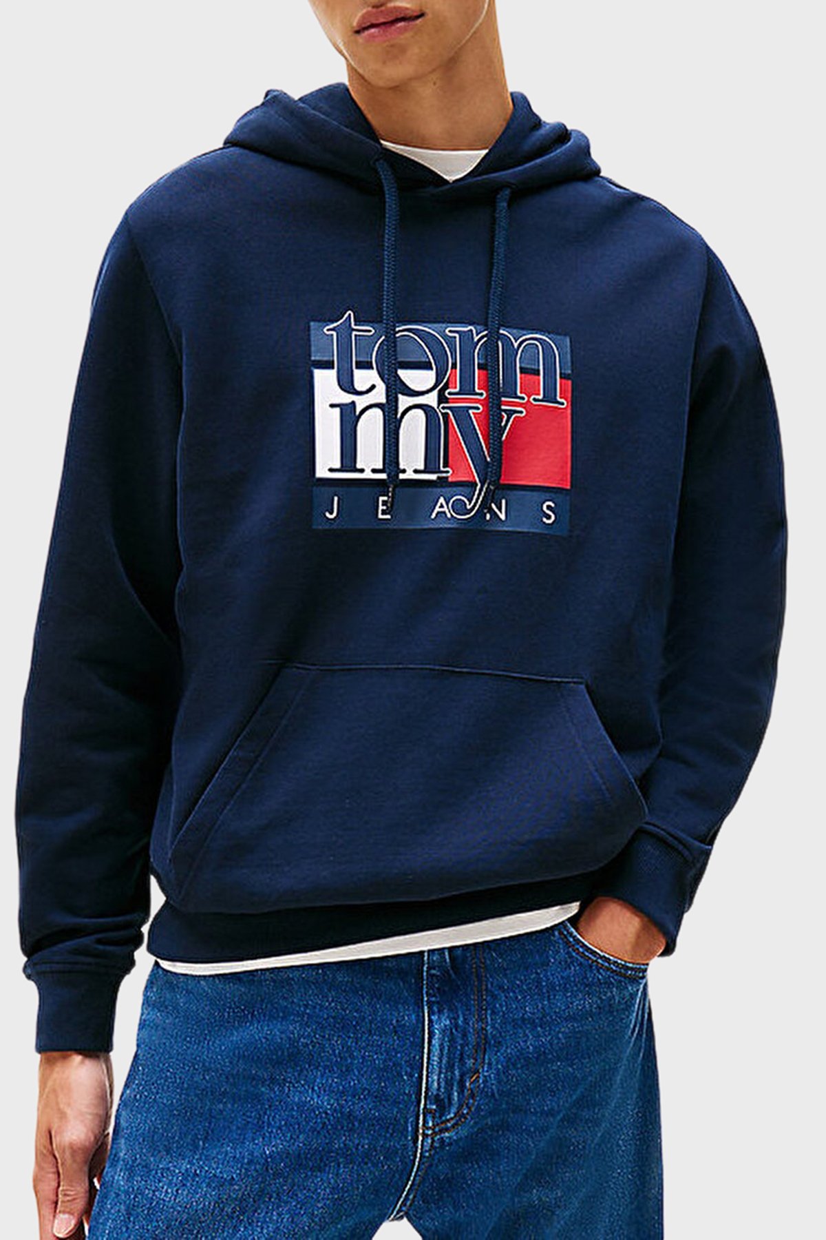 Tommy Jeans- Tjm Reg Rwb Flag Hoodie Ext