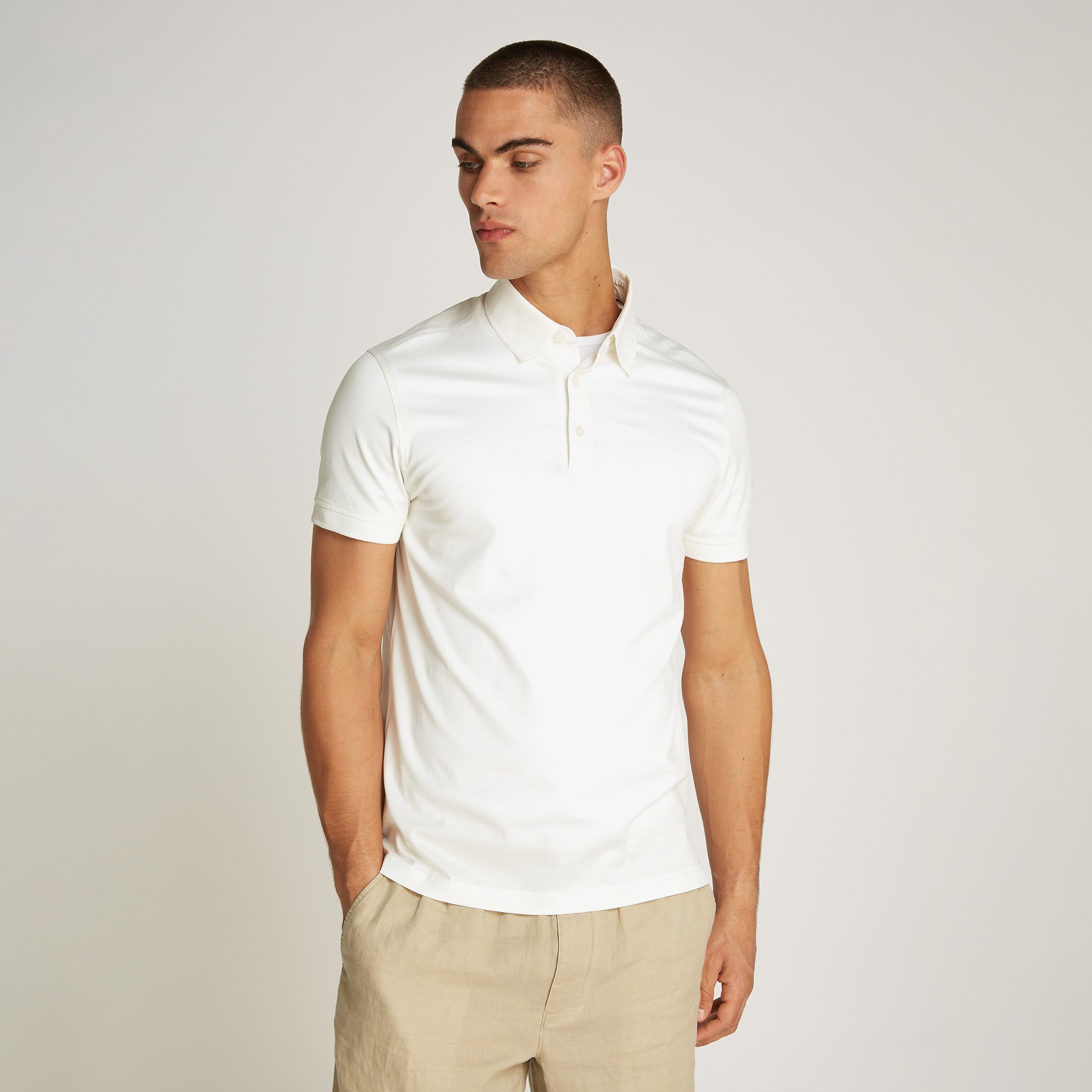 Tommy Hilfiger-Dc Mercerized Slim Polo