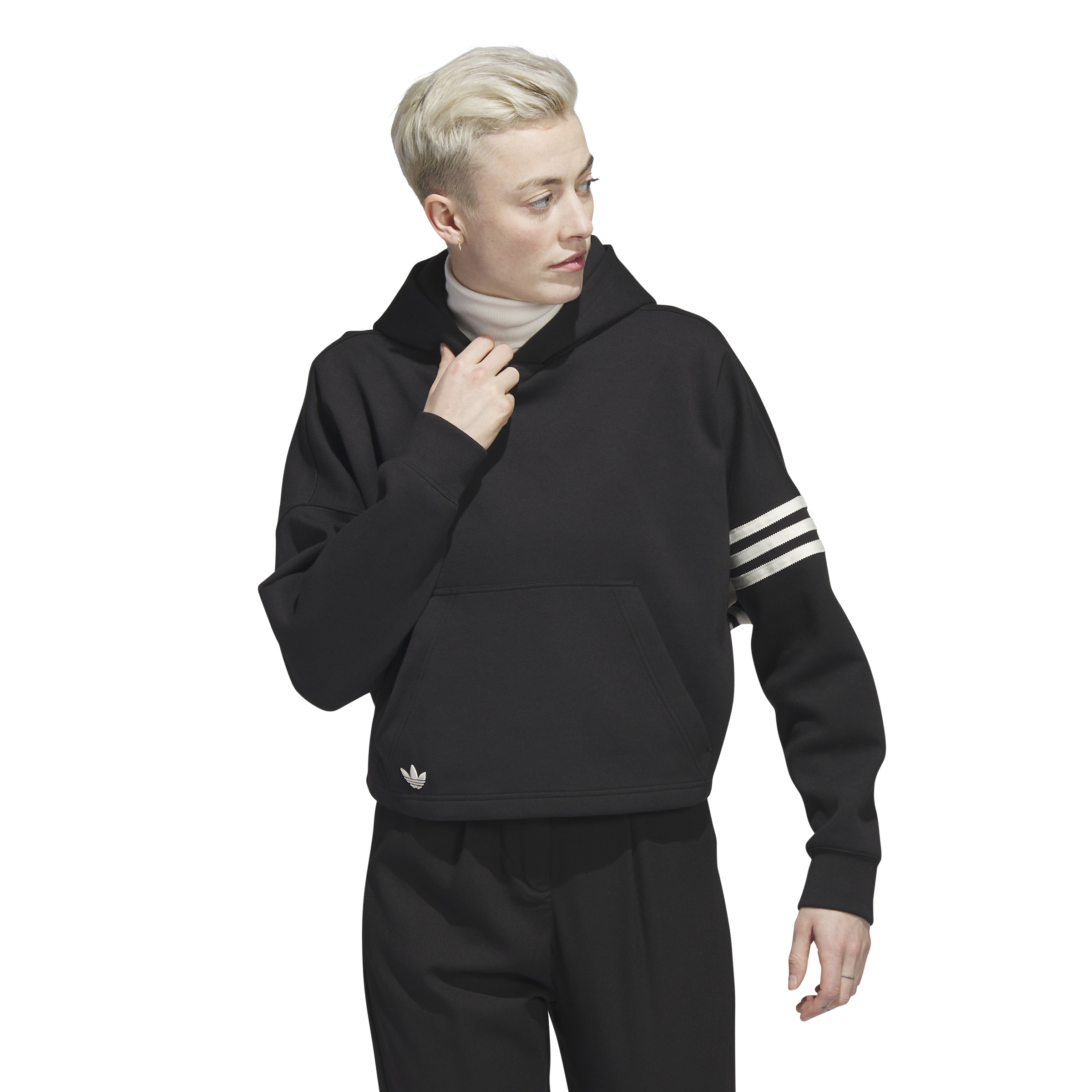 Adidas hoodie black for women