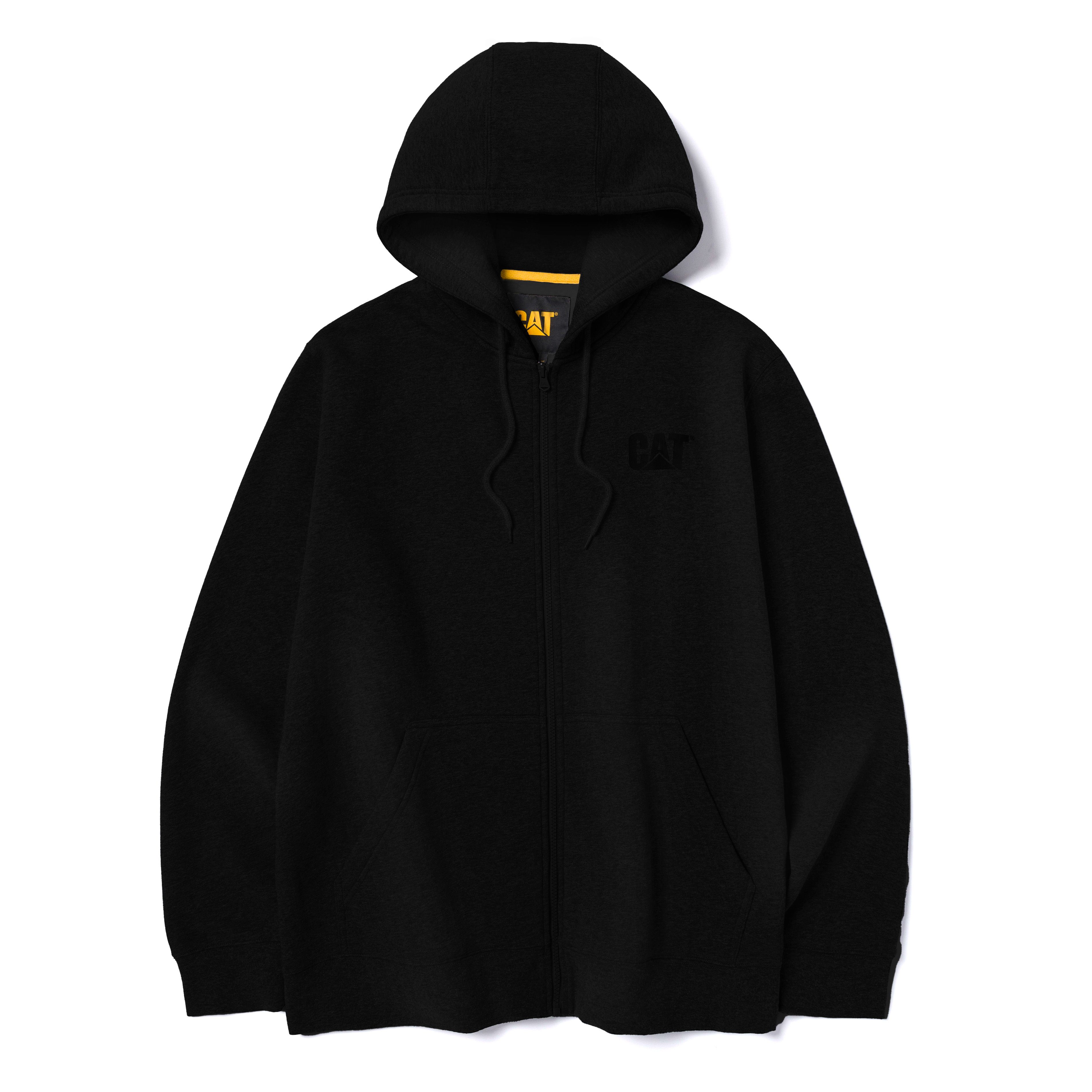 Cat-Midweight Full Zip Sweatshirt Black For Men