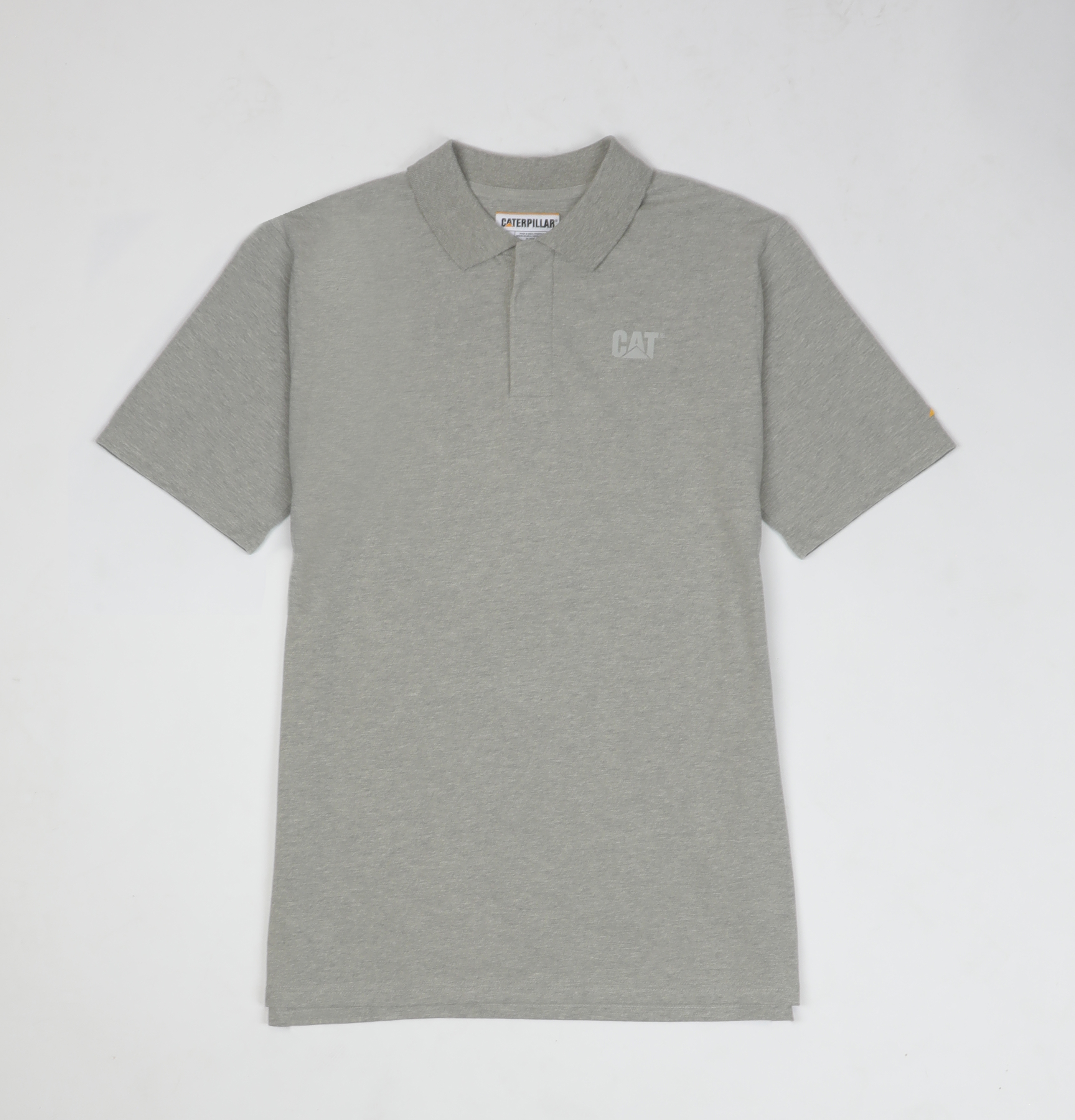 CAT-Logo Pique Polo T-Shirt For Men