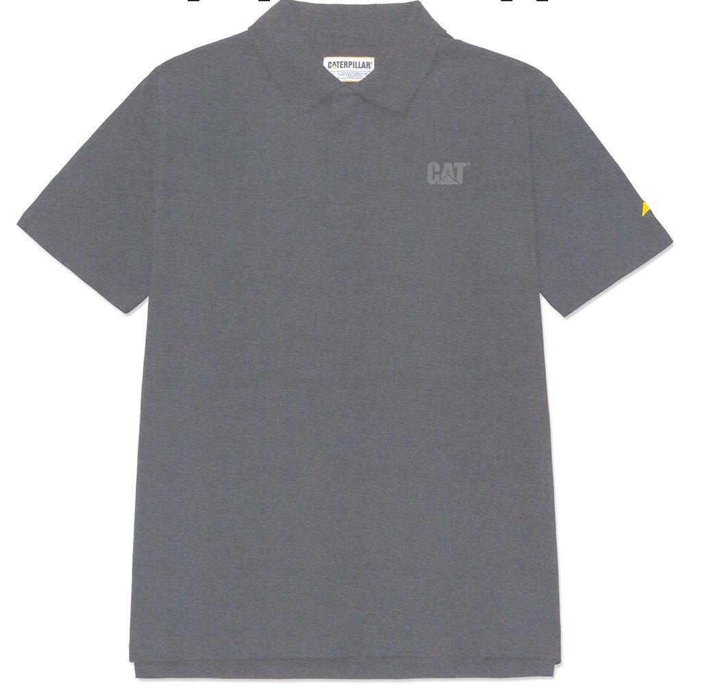 Cat-Cat Logo Pique Polo T-Shirt For Men