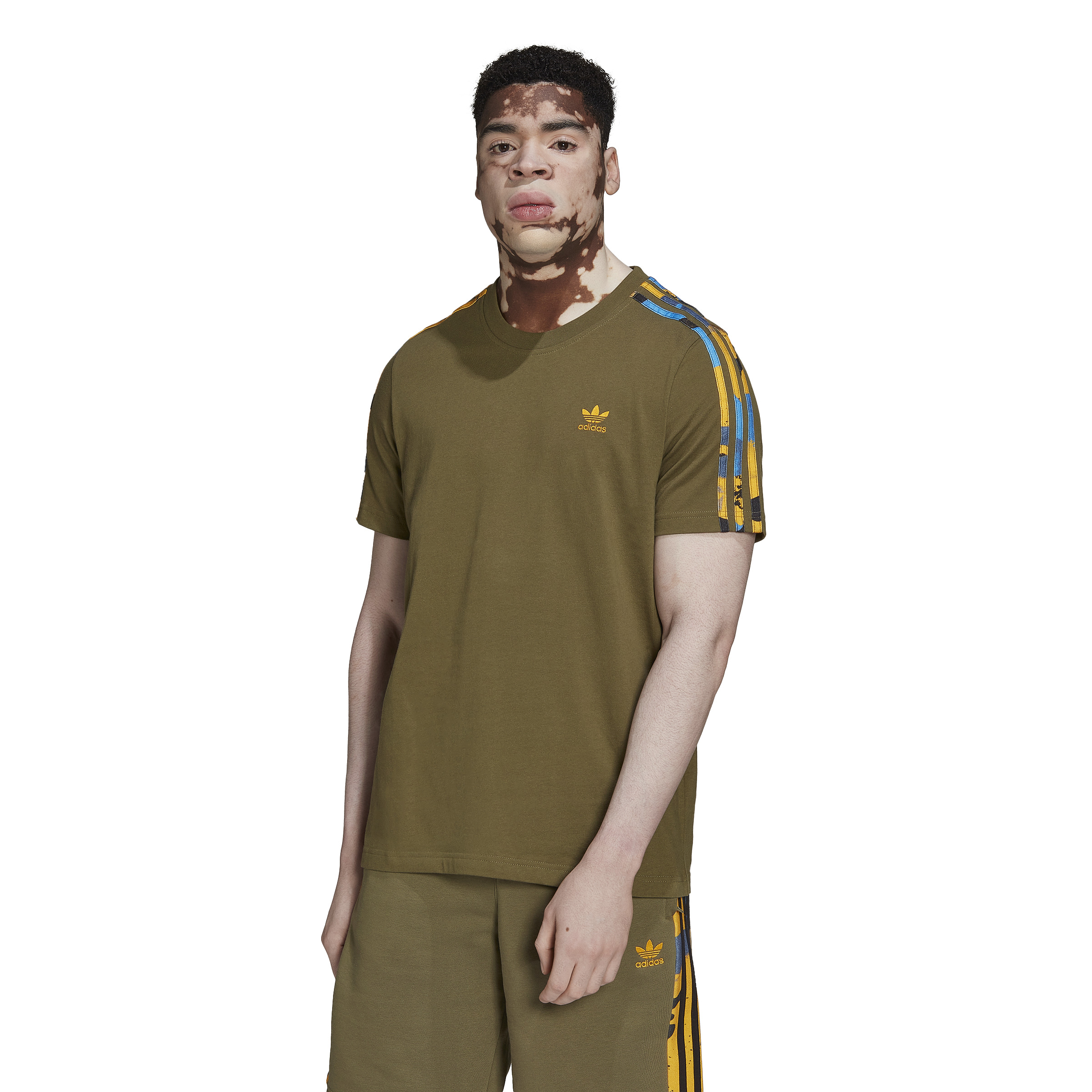 Adidas-Camo 3Str Tee For Men