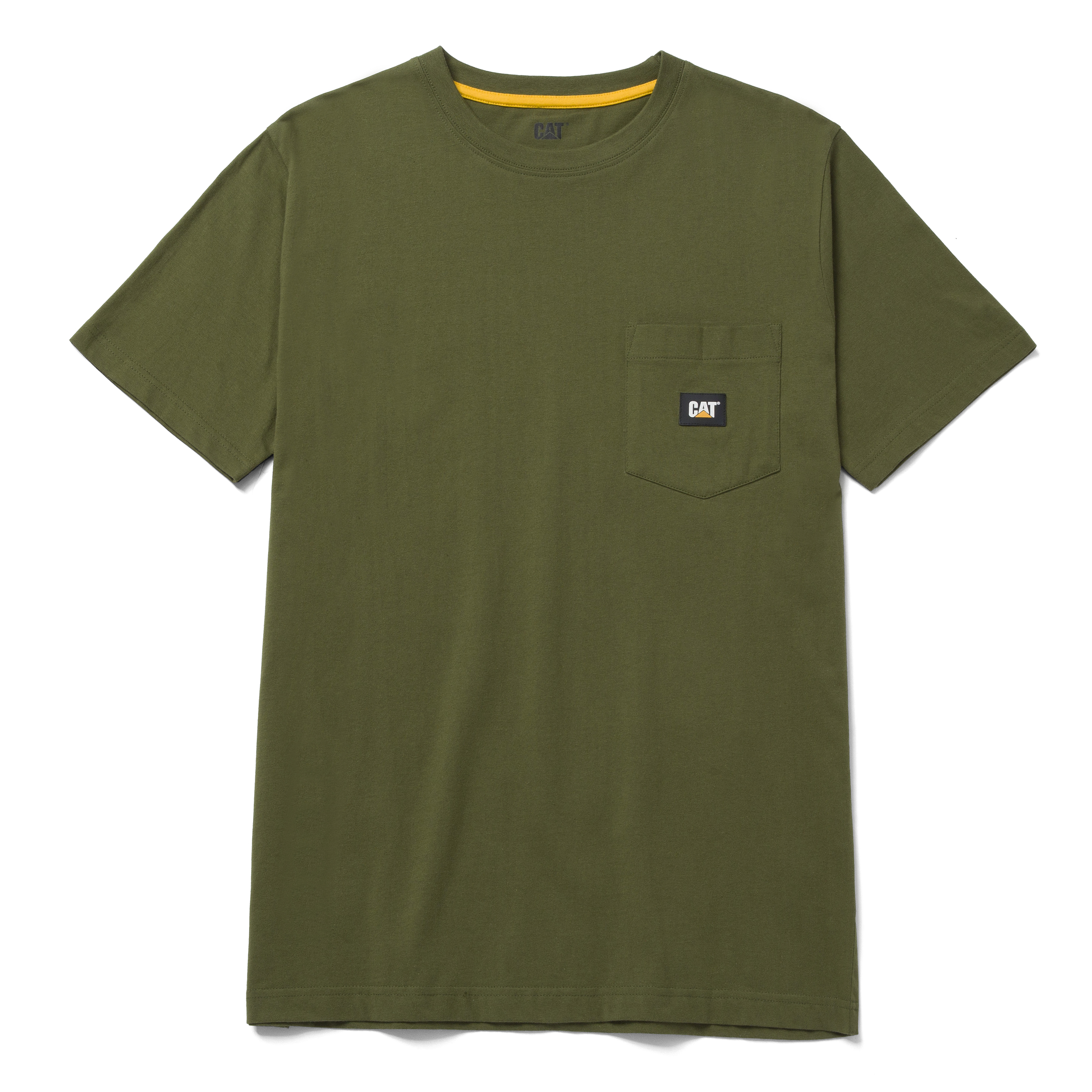 CAT-Label Pocket Short Sleeve T-Shirt For Men