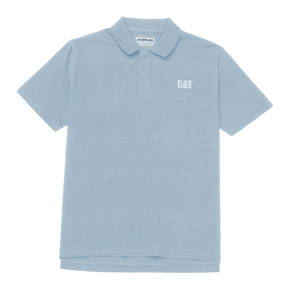 Cat-Logo Pique Polo For Men
