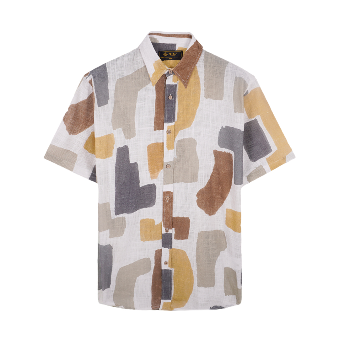 CEDRO--Short Sleeve Printed Shirt
