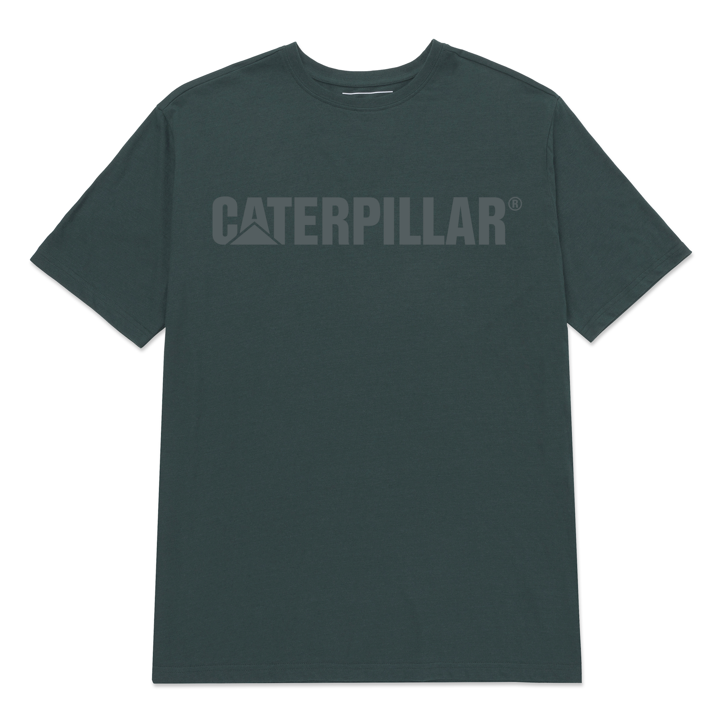 Caterpillar Men'S Logo Short Sleeve T-Shirt Green Color